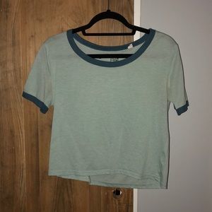Mint and blue crop-top from Pac Sun